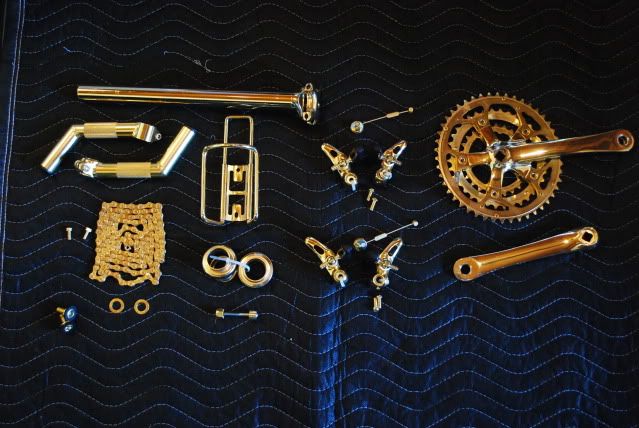 24k Gold plated XTR gruppo came off a show bike at Interbike in Vegas back in 1993 them to a collector in San Diego.jpg