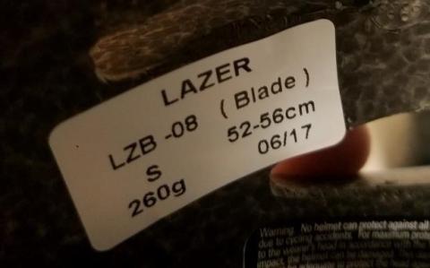 Model LZB-08 is printed on a sticker inside the helmet..jpg